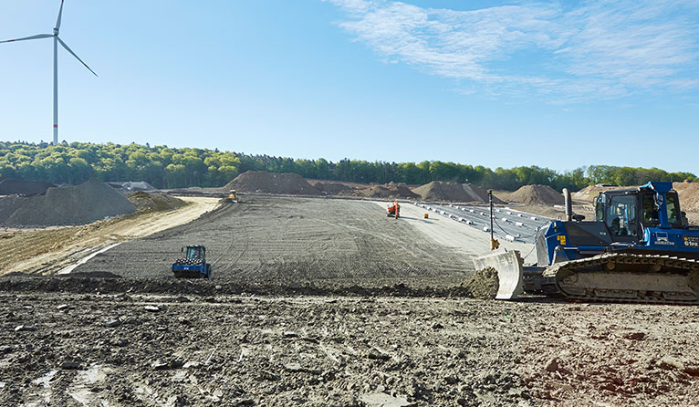 Landfill on landfill for existing landfill site