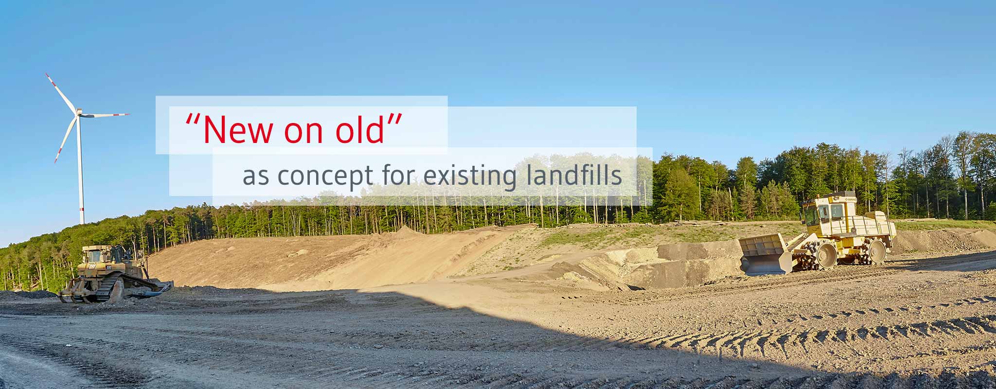 Landfill construction: New on existing